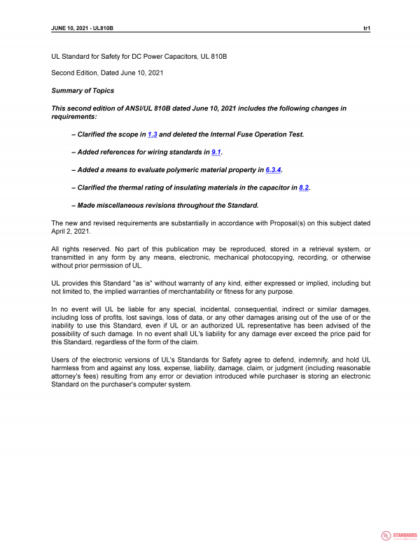 UL 810B PDF UL 810B PDF